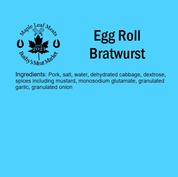 Egg Roll Bratwurst
