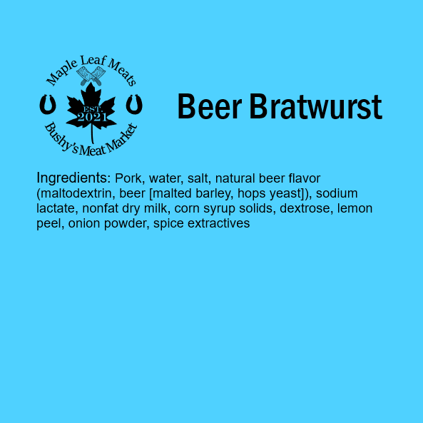 Beer Bratwurst