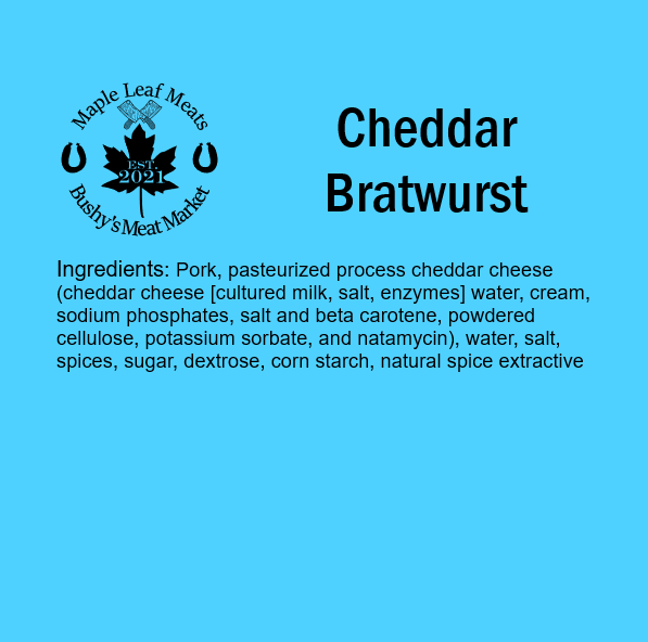 Cheddar Bratwurst