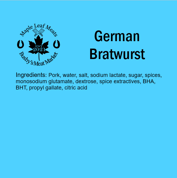 German Brand Bratwurst