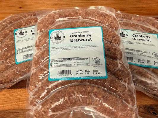 Cranberry Bratwurst