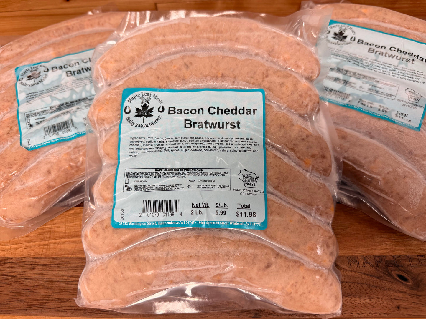 Bacon Cheddar Bratwurst