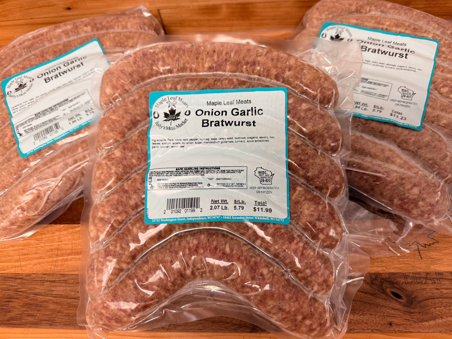 Onion Garlic Bratwurst