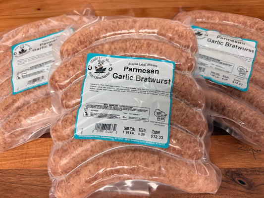 Parmesan Garlic Bratwurst