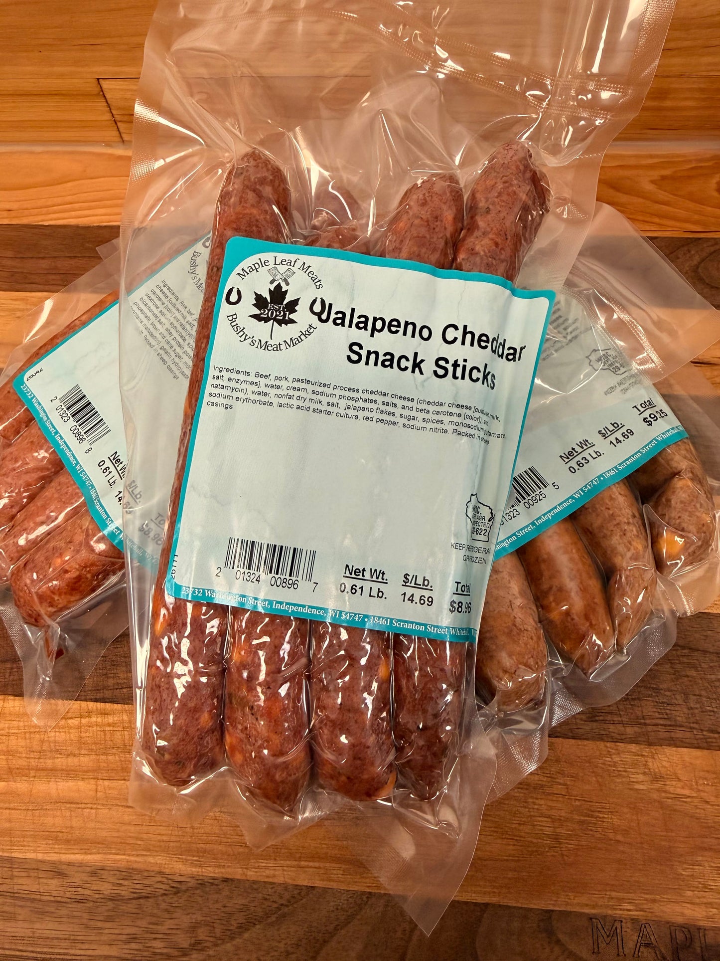 Jalapeno Cheddar Snack Sticks