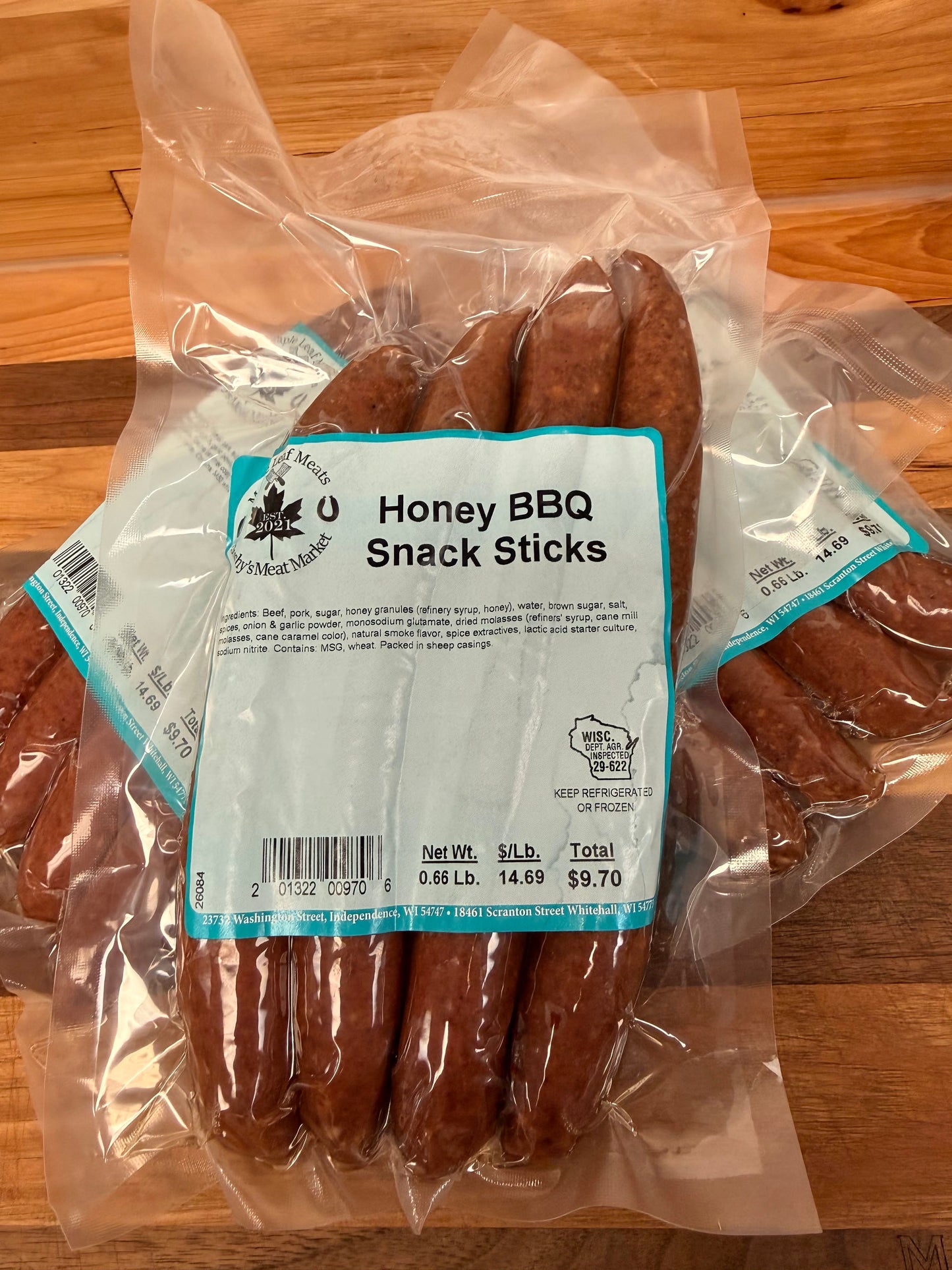 Honey BBQ Snack Sticks