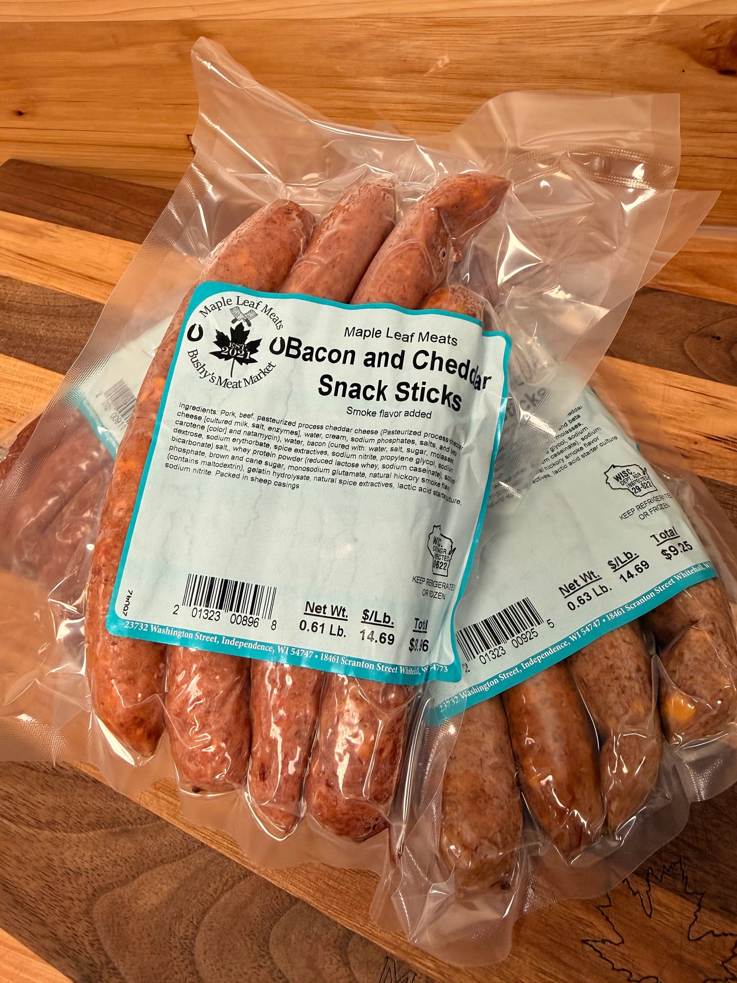 Bacon & Cheddar Snack Sticks