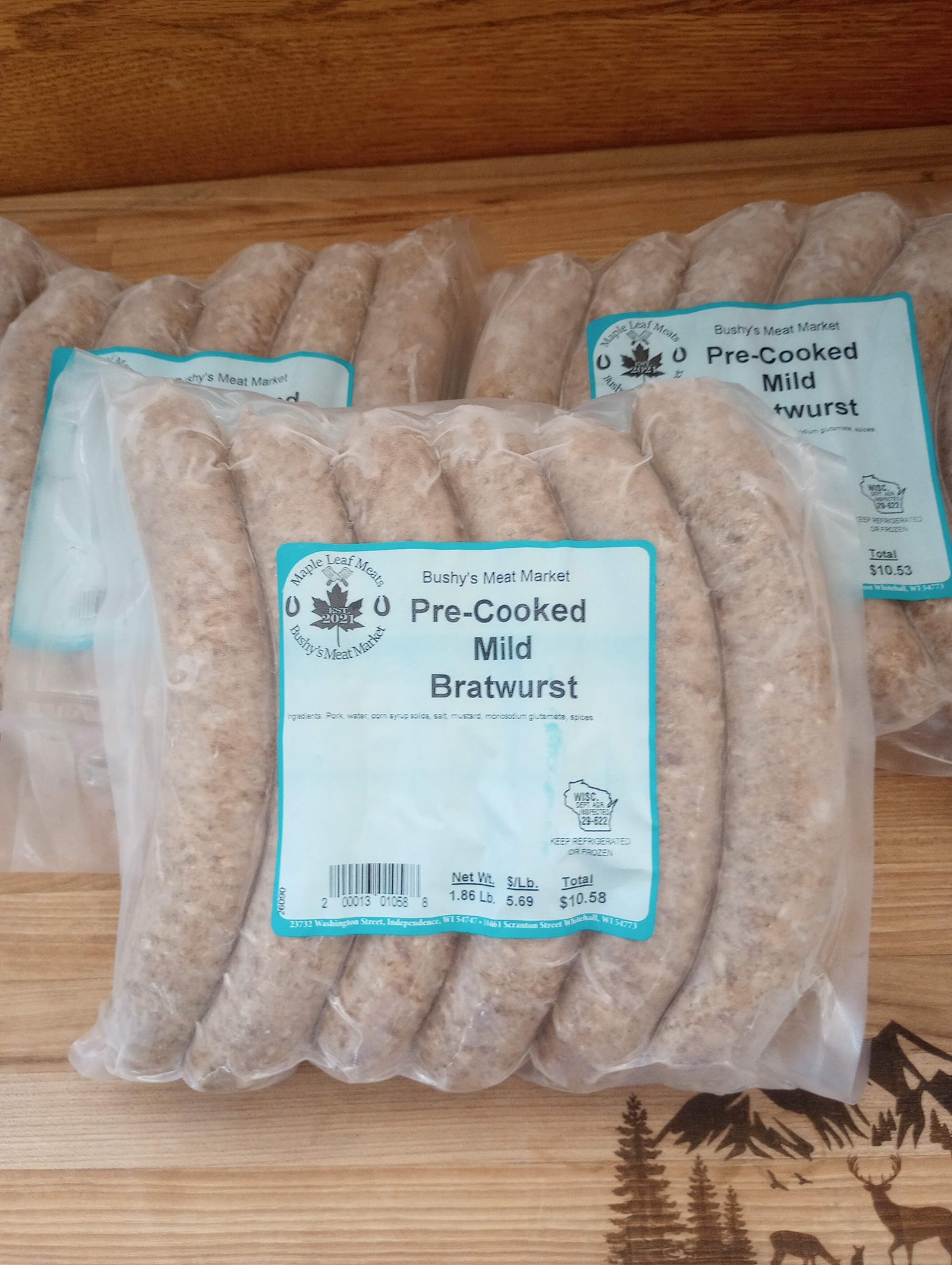 Pre-Cooked Mild Bratwurst