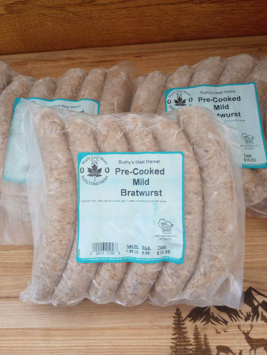 Pre-Cooked Mild Bratwurst