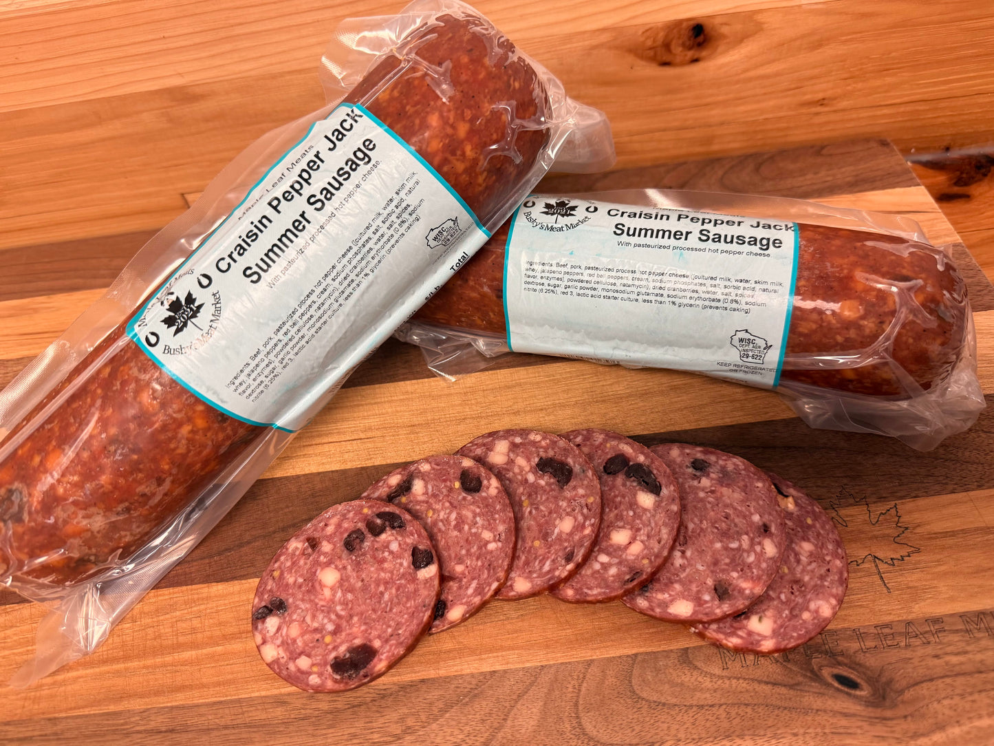 Craisin Pepper Jack Summer Sausage
