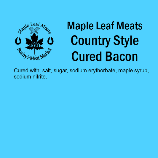 Country Style Cured Bacon