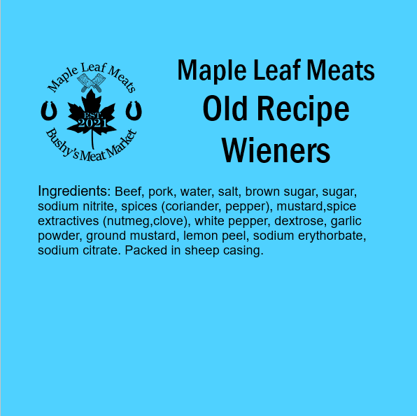 Old Recipe Wieners
