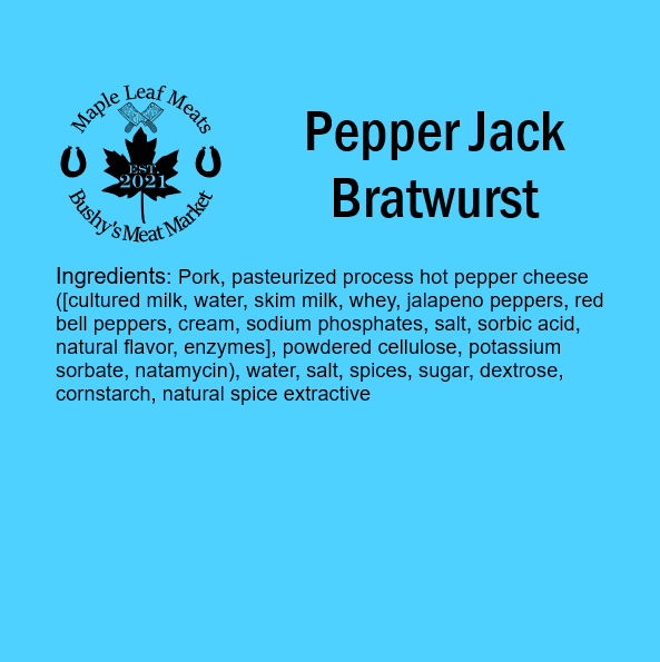 Pepper Jack Bratwurst