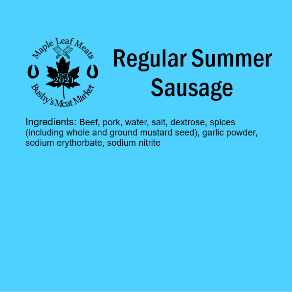 Regular Summer Sausage